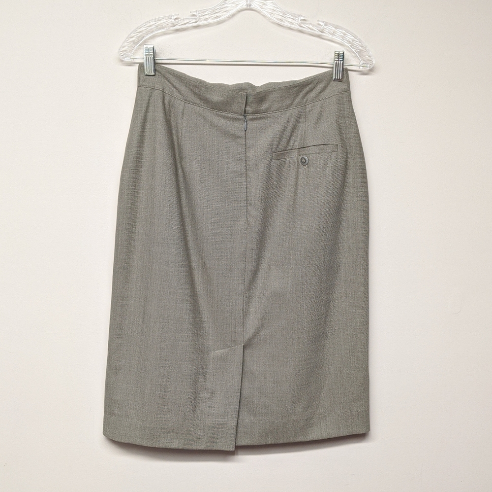 Austin Reed Gray Wool Skirt - Picture 3 of 5